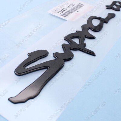 Genuine OEM Toyota Supra Rear Trunk Lid Nameplate SUPRA TURBO