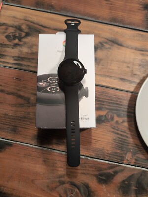 Google Pixel Watch 2 Wi-FI 41 mm Sport Band Obsidian Black Schwarz NEU + OVP