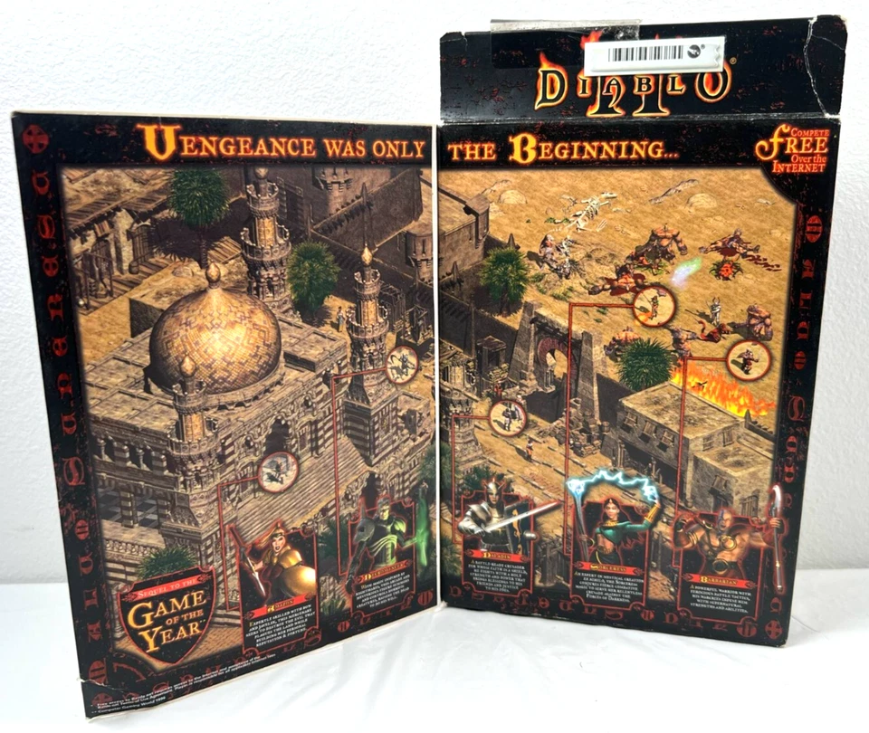 Diablo 2 PC Big Box Game CD-ROM Retro Diablo II Complete With Manual - Image 2 of 4