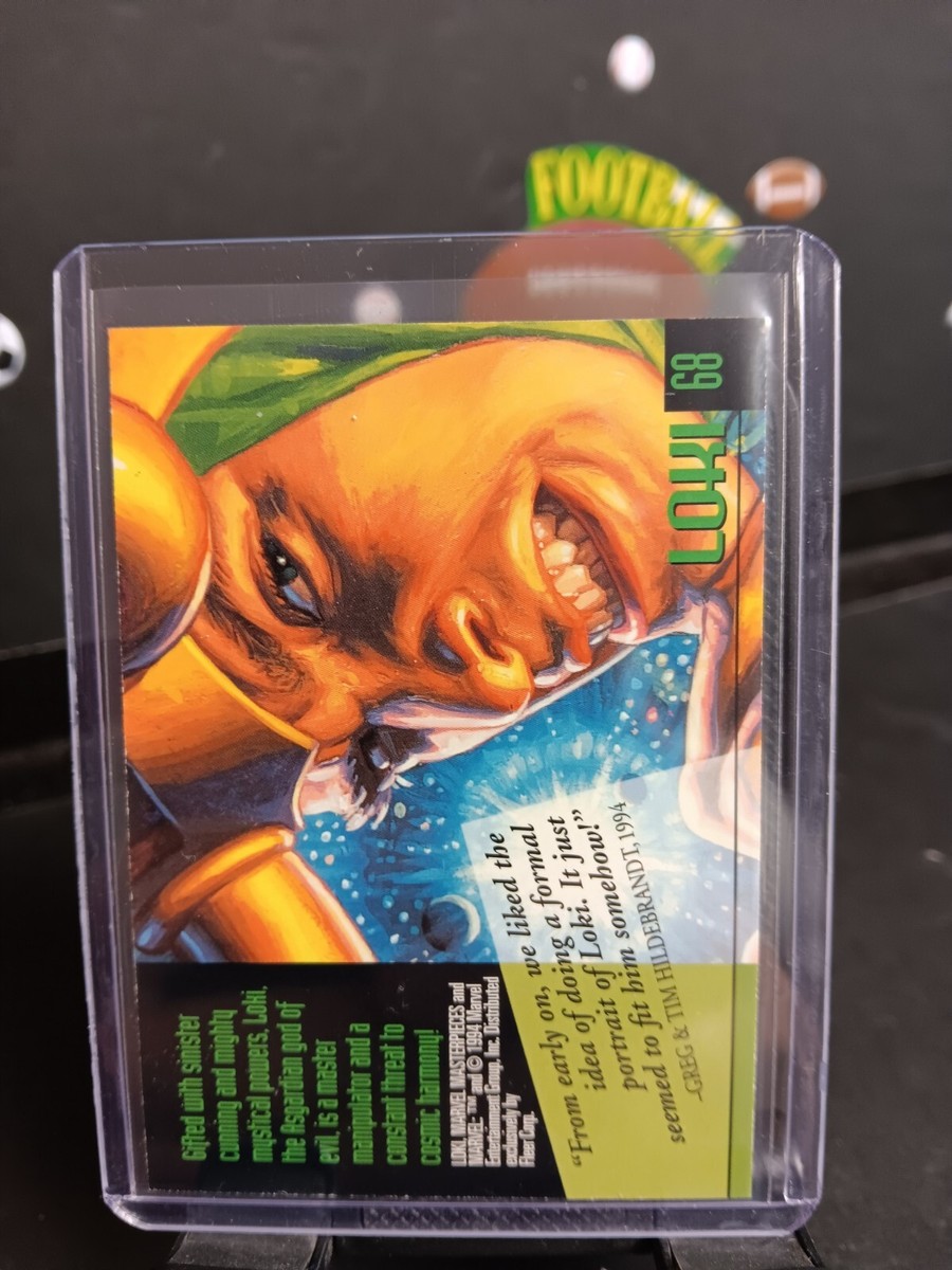 1994 Fleer Marvel Masterpieces LOKI #68 Gold Signature Series | eBay