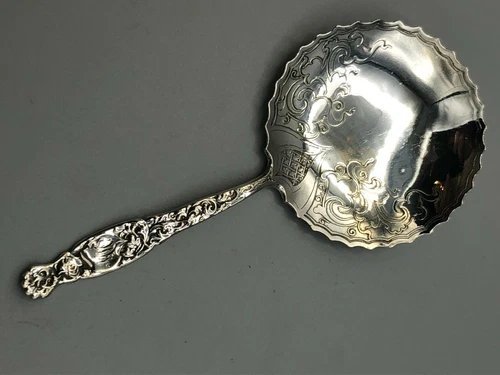 Heraldic by Whiting Div. of Gorham Sterling Silver solid Bon Bon Spoon 5"