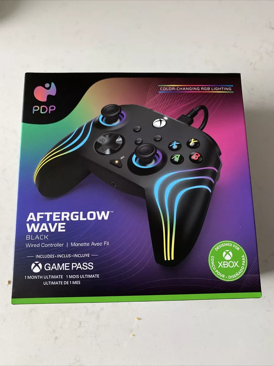 Xbox Series X|S & PC Black Afterglow Wave Controller