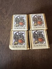 Crabtree Evelyn Vintage Bath Cube Lot Of 4 Almond Oil Dated 1986 Nos