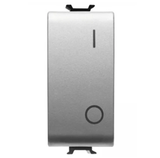 GEWISS GW 14004 INTERRUTTORE BIPOLARE 0/1 16A CHORUS TITANIO