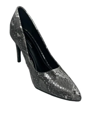 Escarpins Grands Boulevards Gris Python Taille 38 Femme - Photo 1/2
