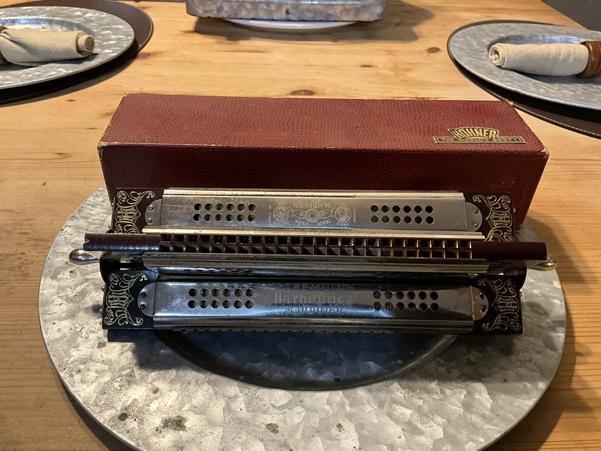 HOHNER Germany 4 Side HARMONICA Tremolo W/ Box | eBay