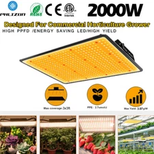 Phlizon 2000W Grow Light Full Spectrum LM281B LED Plants Hydrop Veg Flower seed