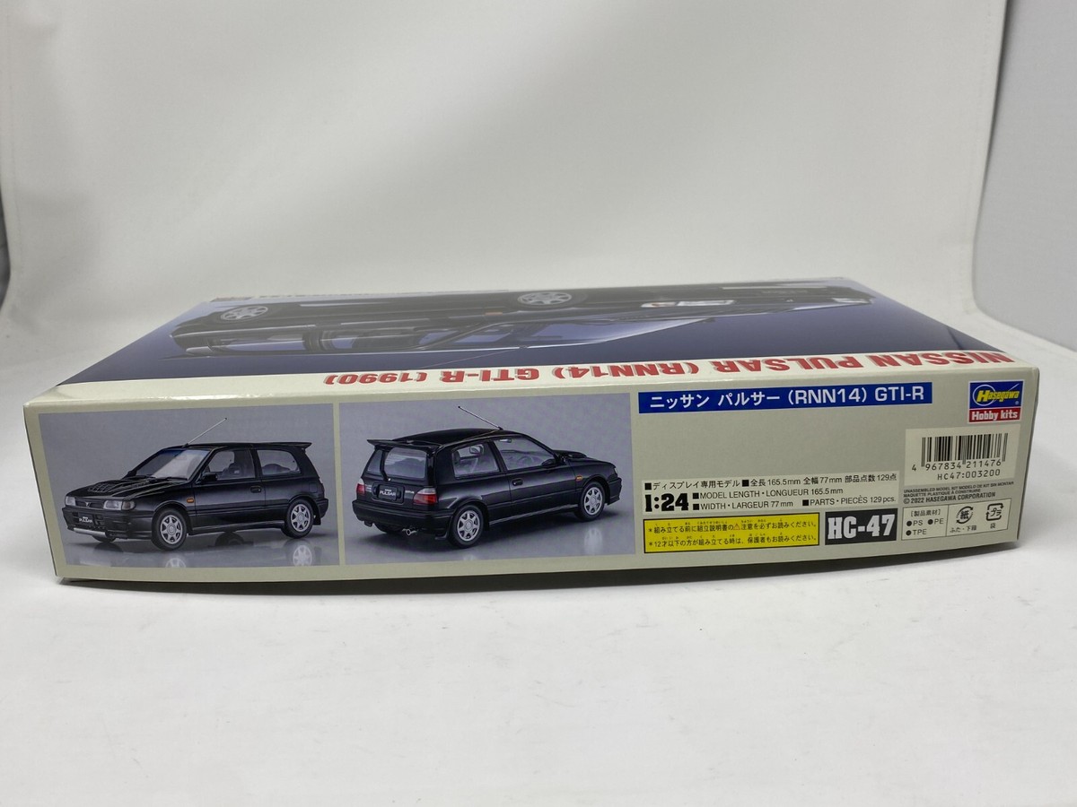Maquette Hasegawa 1/24 Nissan Pulsar GTI-R 1990 - Kit à Monter HC47, Série Historic Car