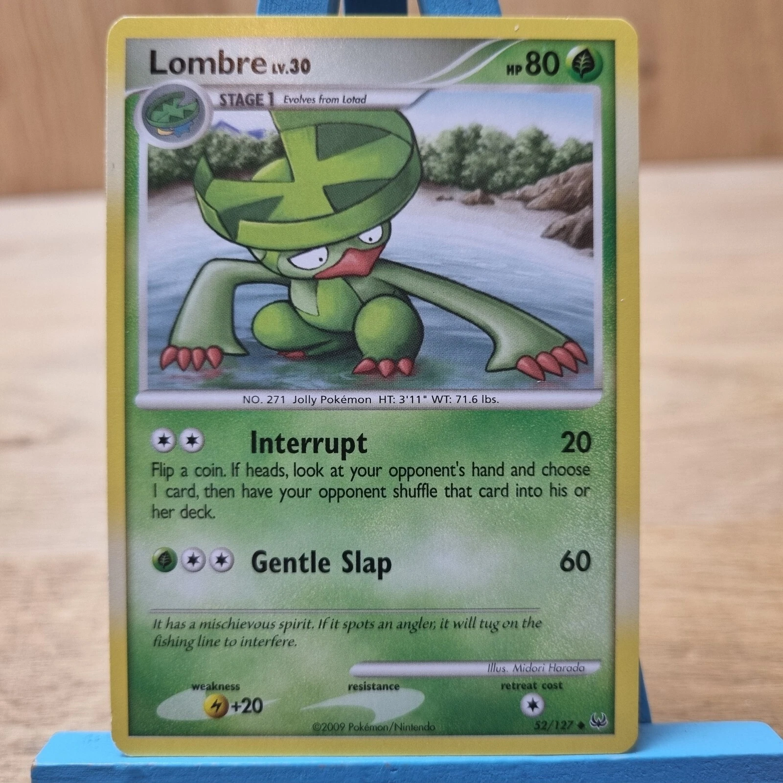 Lombre 52/127 Platinum Base Set Pokemon Card