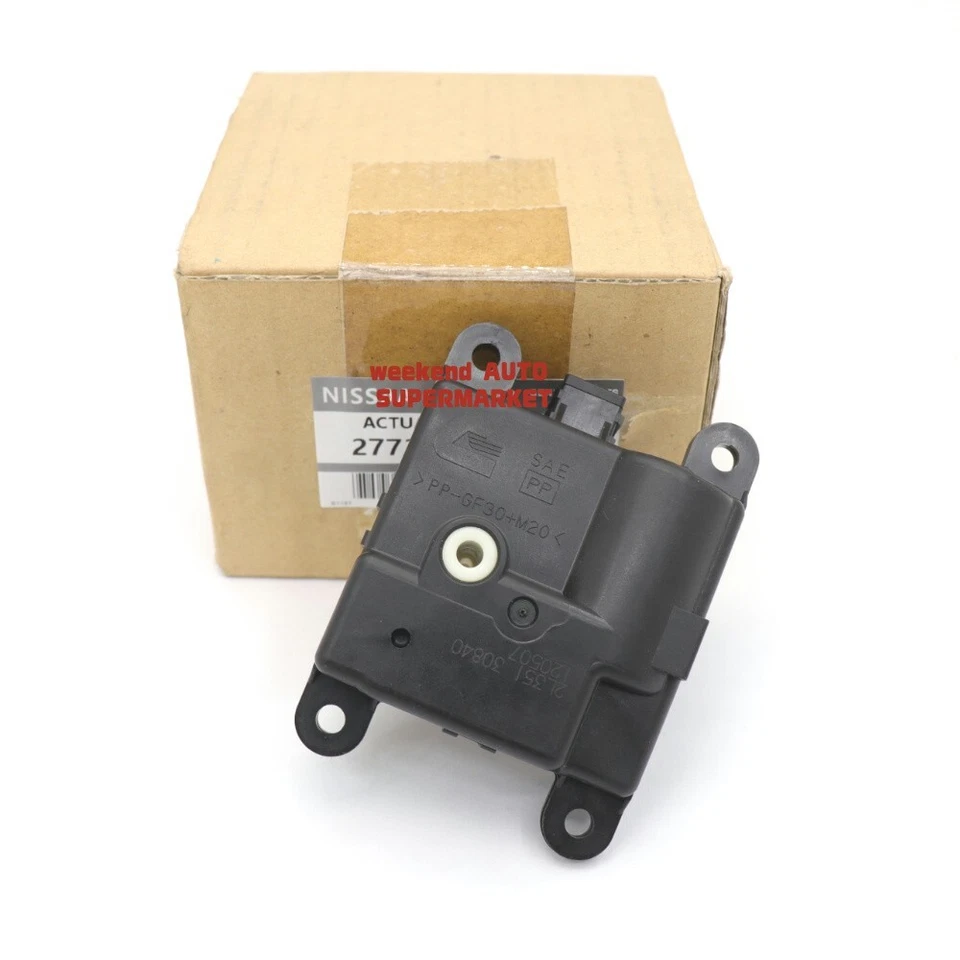 Actuador de puerta mezcla de aire acondicionado OEM 27732-AM610 para Nissan GT-R Infiniti QX50 QX70 Foto 3 de 4