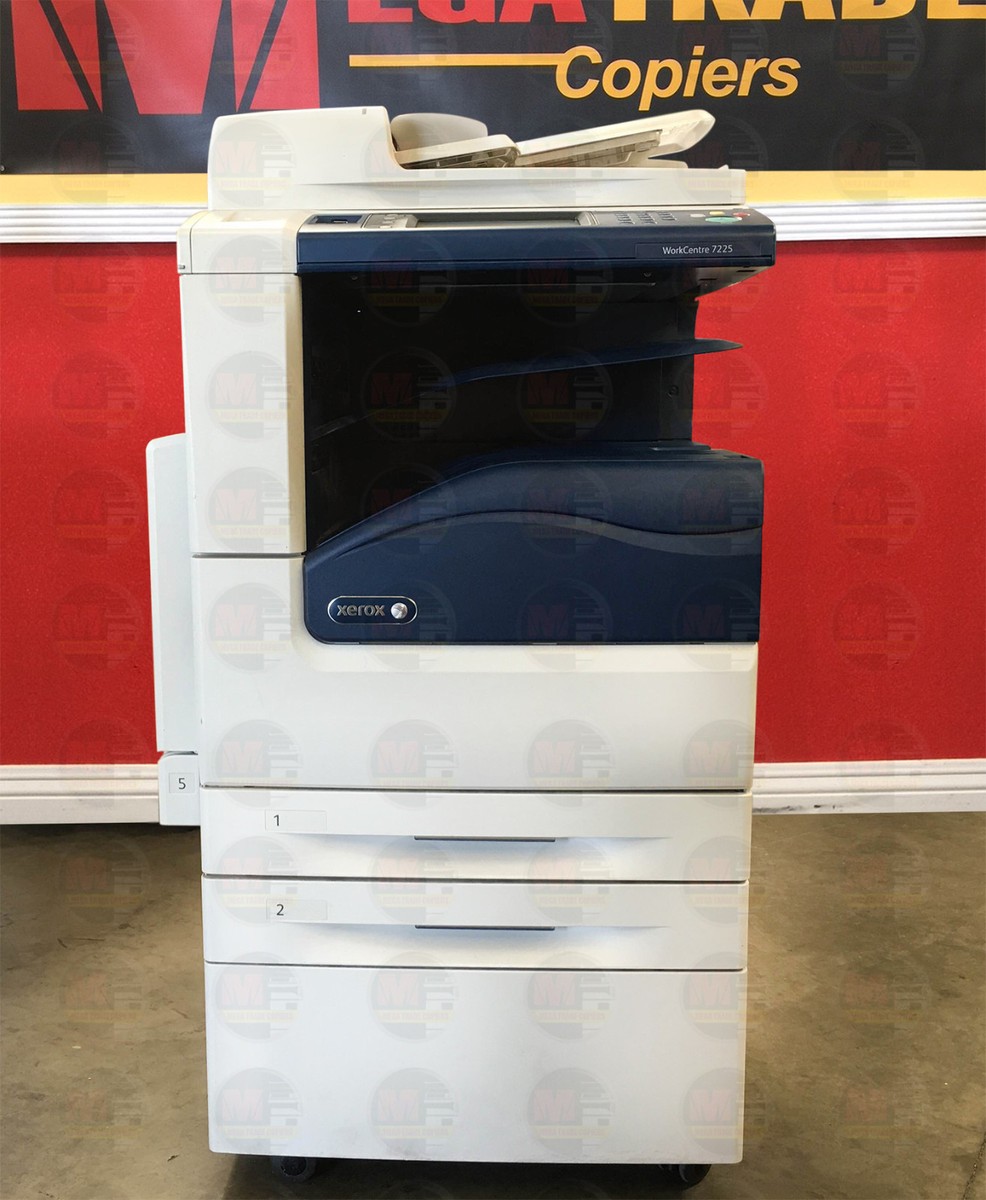 Xerox WorkCentre 7225 Color A3 Laser MFP Printer Copier Scanner 25