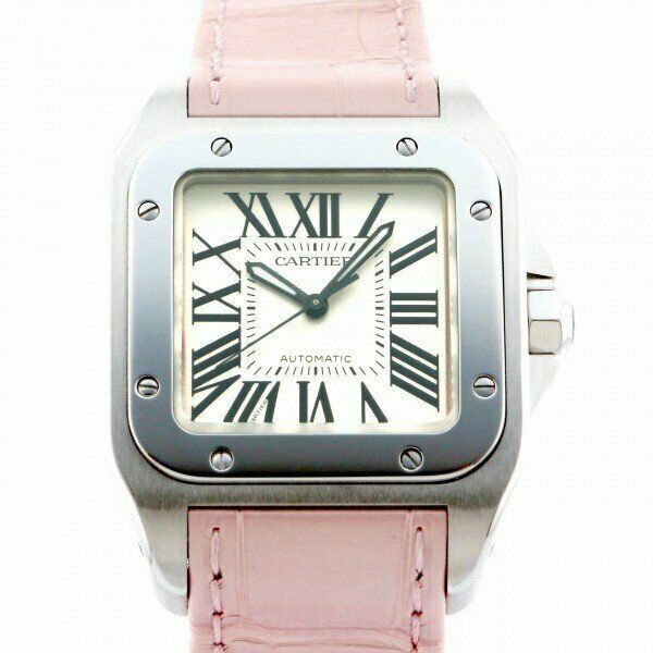 Cartier Santos Silver Women's Watch 