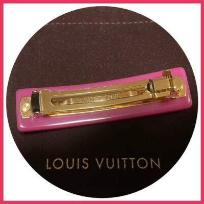 Louis Vuitton Inclusion Barrette Monogram Hair Clip Clasp