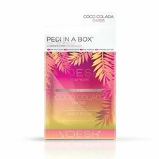 Voesh Pedi In A Box Deluxe 4 Step Pedicure Coco Colada Oasis (Pack Of 3)