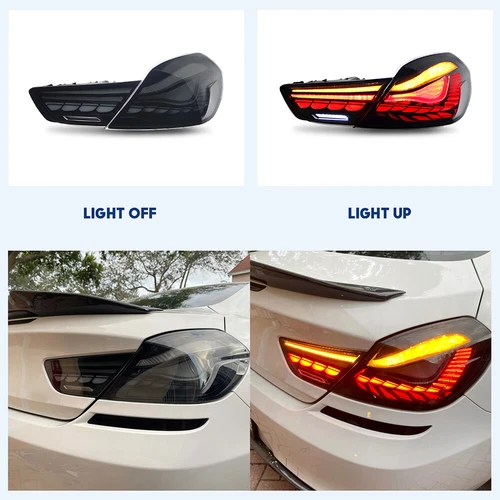 Smoke Black LED Tail Light Dynamic Signal For BMW 6 Series F06 F12 F13 2010-2017 - Picture 9 of 15