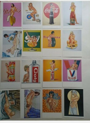 16 New Postcard MEL RAMOS Pin Up Nude Glamour Sexy