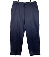 IZOD American Chino Pants Men's Sz 38 x 32 Navy Classic Preppy Church Office NWT