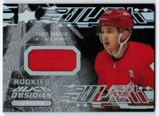 19/20 2019 UD BLACK SPX HOCKEY OBSIDIAN ROOKIES JERSEY CARDS OJ-XX U-Pick List