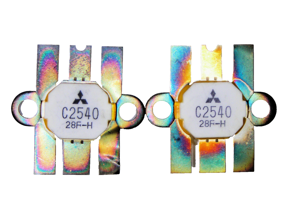 Coaxial RF Connectors Connectors 2 Pins 2 Pieces Mitsubishi 2SC1945 RF Power Transistors – NTE236 / ECG236 Equivalent, Free US Shipping Mitsubishi 2SC1945 RF Power HF Band Transistor 2 Pieces - Foto 7