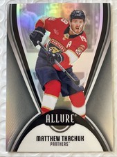 2025-26 Upper Deck Allure Hockey Matthew Tkachuk Black Rainbow