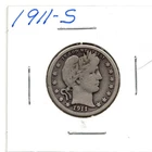 1911-S Barber Quarter - VG