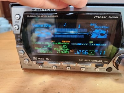 カロッツェリア FH-P99MDR ジャンク Carrozzeria FH-P99MDR Pioneer 2Din Car Audio CD MD Player