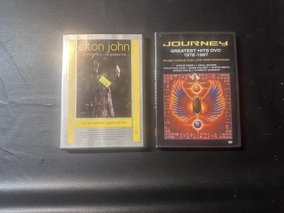 DVD:  Lot of 2 - Journey Greatest Hits and Elton John one night only