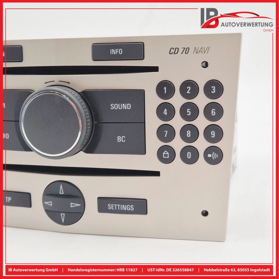 Sistema de navegación Radio Reproductor CD 383555646 OPEL ASTRA H CARAVAN L35 1.6 VDO Foto 2 de 4