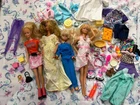 VINTAGE-MATTEL-70'S/Y2K-BARBIE-4 DOLS-W/CLOTHES/SHOES/ACCESSORIES-LOT