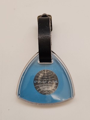 PAN AM vintage travel plastic luggage tag Unused 