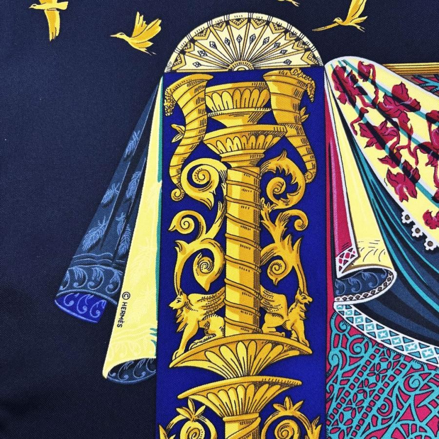 Hermes Scarf Carré 90 Atlantis Continent Hermes Scarf Carre90 L'Atlantide Continent Of Atlantis Silk