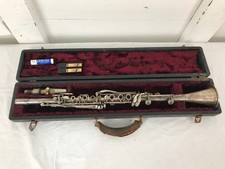 c. 1940 Pan-American Cavalier 92N Metal Clarinet w/ Case, Mouthpiece  Reeds