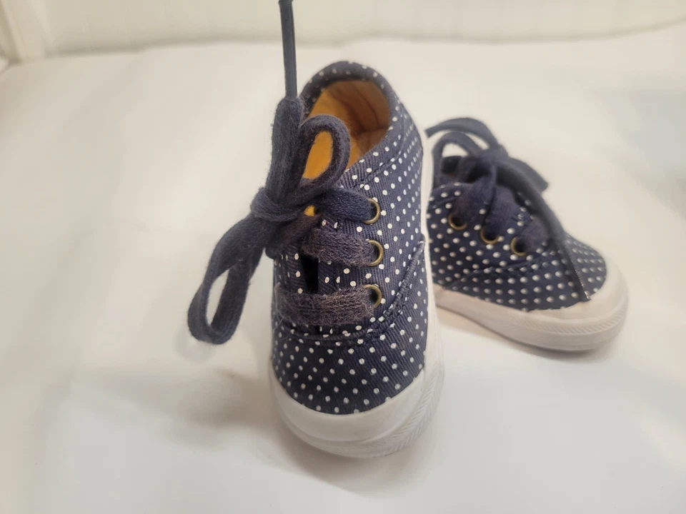 Zapatos Infantiles Keds Champ Puntera de Encaje Azul Marino Talla 2M KP53977 Foto 3 de 4