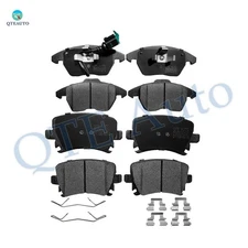 Set of 8 Front-Rear Ceramic Brake Pad Kit For 2006-2011 Volkswagen GTI Base