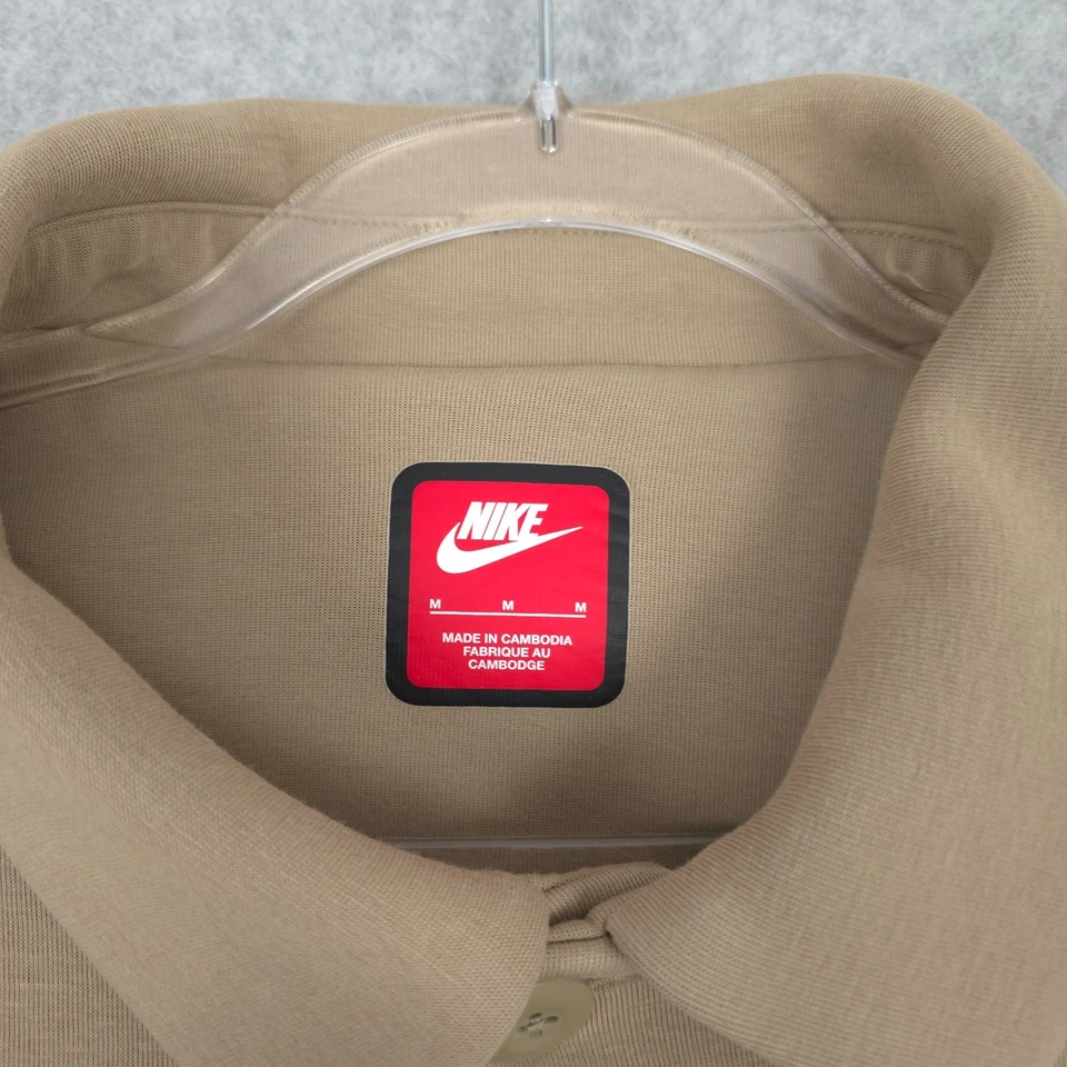 Chaqueta Nike Para Hombre Mediana Marrón Tecnología Polar Reimaginada Gran Tamaño Chaqueta Informal Foto 4 de 4