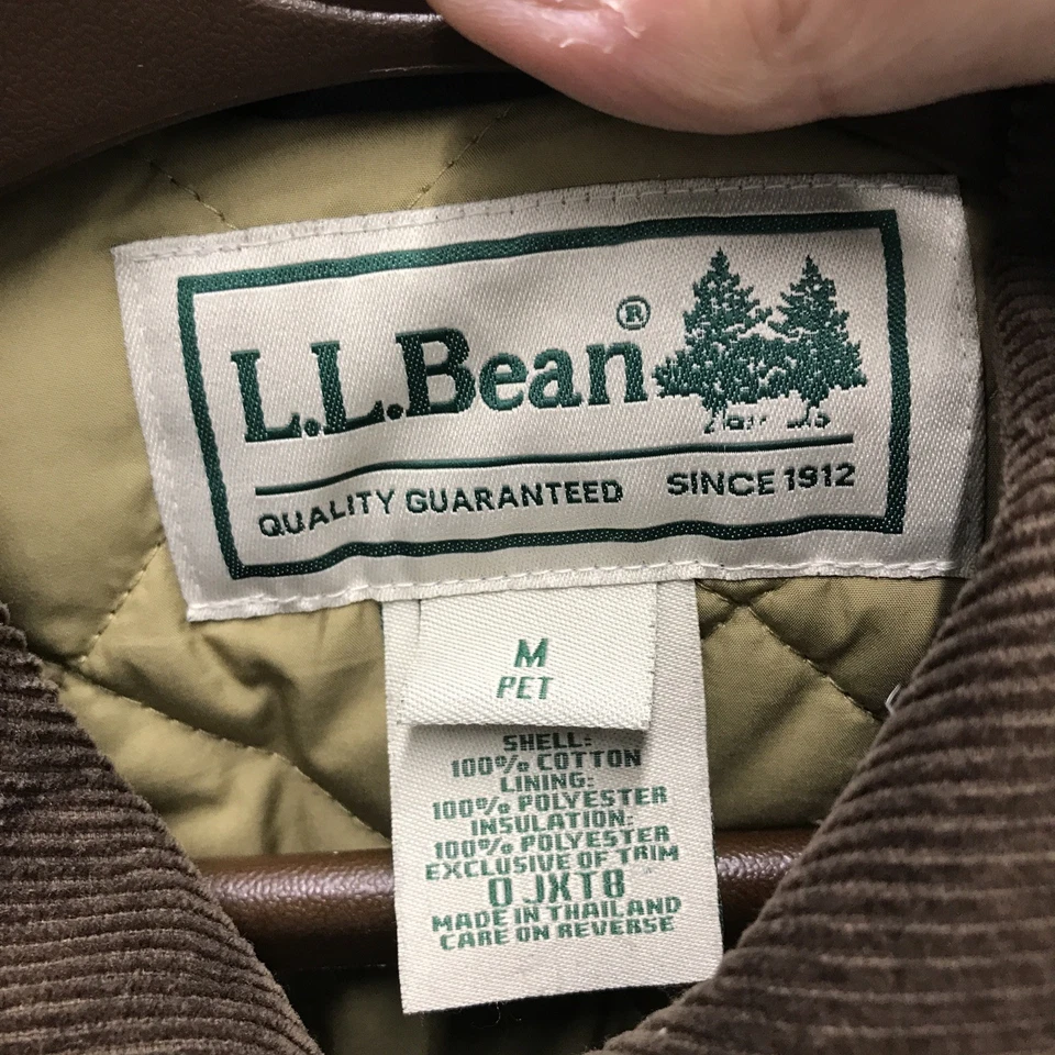 Vintage L.L. Bean Blue Duck Canvas Collared 80s Outdoor Chore Barn Jacket M - Image 3 of 4