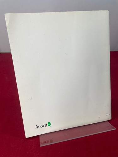Acorn A4 Welcome Guide Manual April 1992 AGJ20 P/n 0490050 Acorn RISC OS - 第 3/9 張圖片