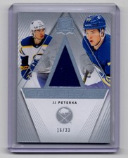 2023-24 Upper Deck The Cup Trilaterals JJ Peterka 16/33 Buffalo Sabres #TL-JP