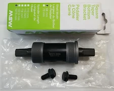 MSW ST100 68 x 127.5mm Square Taper English Bottom Bracket CR0823