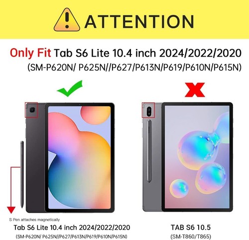 Case For Samsung Galaxy TAB S6 Lite 10.4'' Inches Smart Stand Tablet Flip Cover - Picture 11 of 14