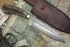 BOWIE KNIFE – RUSTIC WESTERN FRONTIER MOUNTAIN MAN COWBOY GAUCHO HUNTER  EDC
