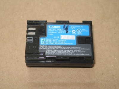 Genuine OEM LP-E6 Battery for  Canon 60D 70D 80D 5DS R 5D Mark II III IV 6D 7D
