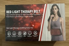 Red LED Light Therapy Belt Infrared Light Therapy by GMOWNW LED Screen, 49 NEW!