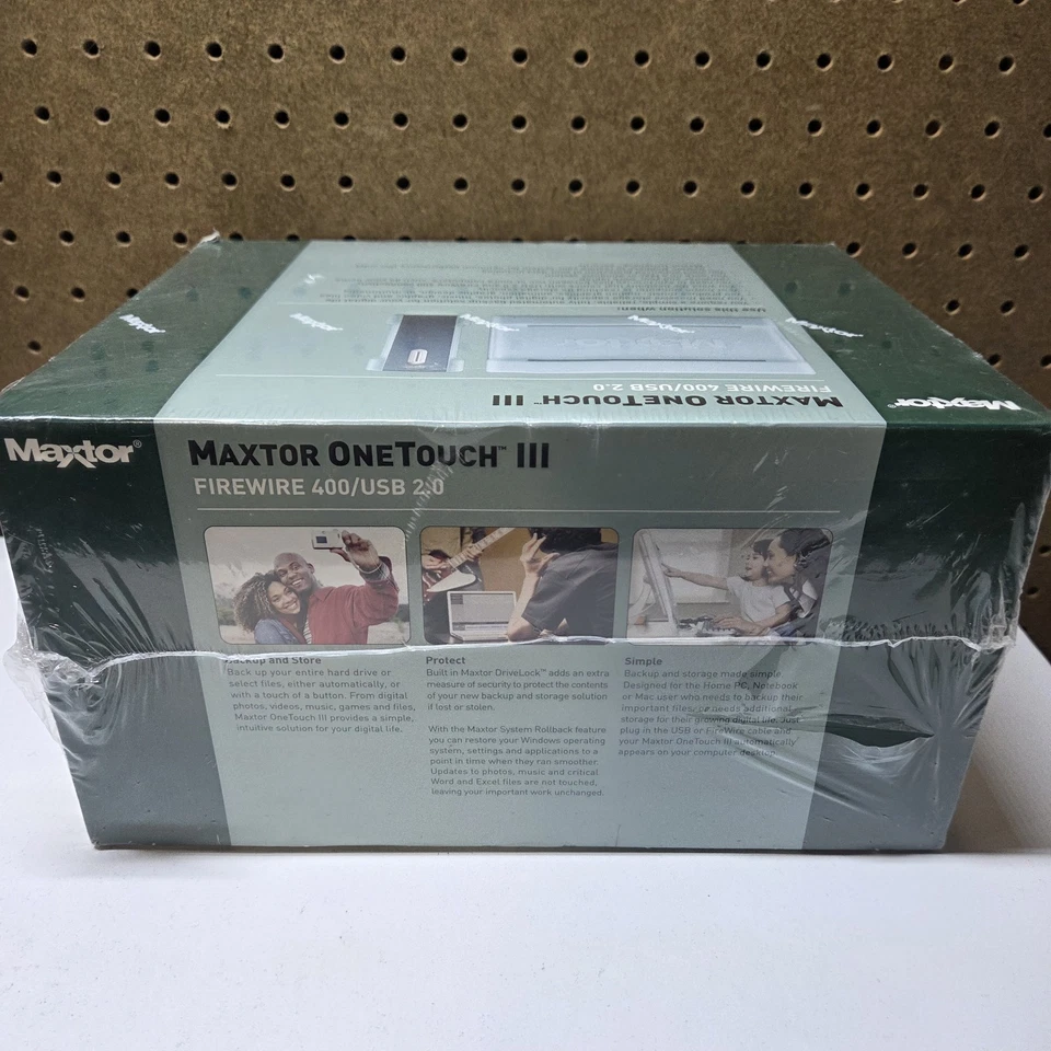 Maxtor Seagate OneTouch III - 320GB External USB 2.0/Firewire 400 Hard Drive NEW - Image 2 of 4