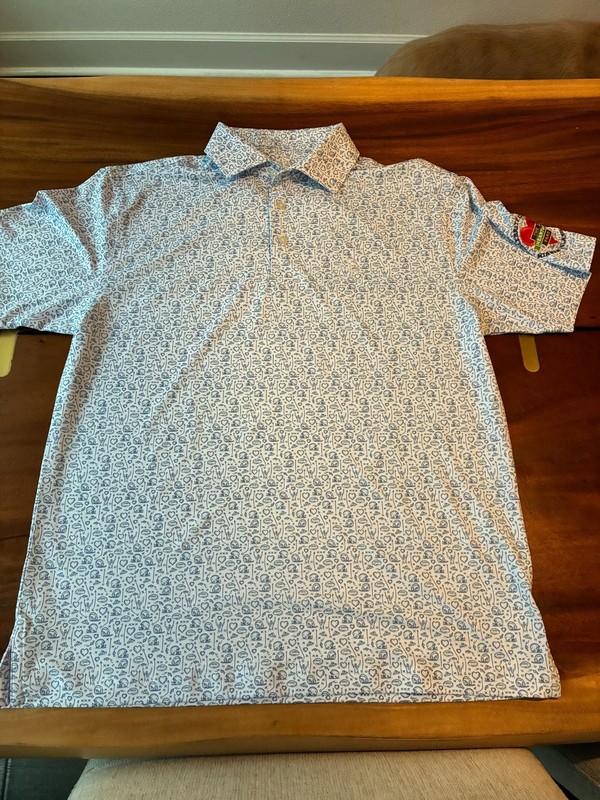 Rhoback Mens Polo Medium Kiawah Island