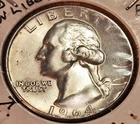 1964-D/D Washington Quarter Silver RPM Variety With Die Cracks Error Coin