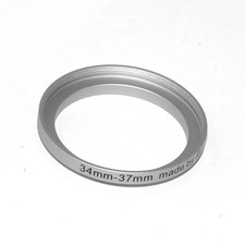 34-37mm Step-Up Stepping Adapter Lens Filter Metal Ring 34mm-37mm 34-37