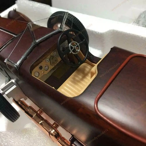 1/18 HISPANO SUIZA H6C SPEEDSTER TULIPWOOD 1924 Model Cars Limited Collection - Picture 3 of 5