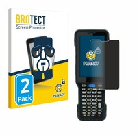 2X Blickschutz Folie FüR Unitech HT730 Displayschutz Privacy