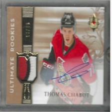2016-17 Ultimate Collection Ultimate Rookies Thomas Chabot /25